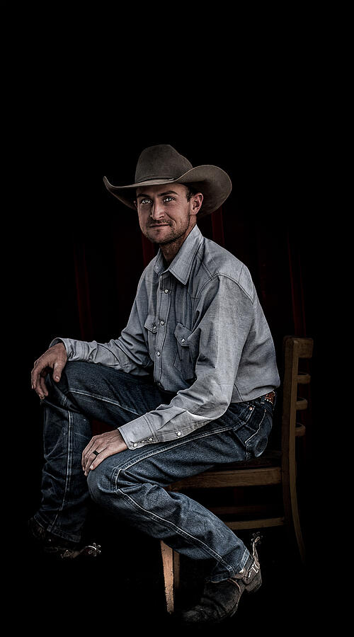Portrait of an American Cowboy Photograph by Kelly Markus Portrait of an American Cowboy Photograph by Kelly Markus