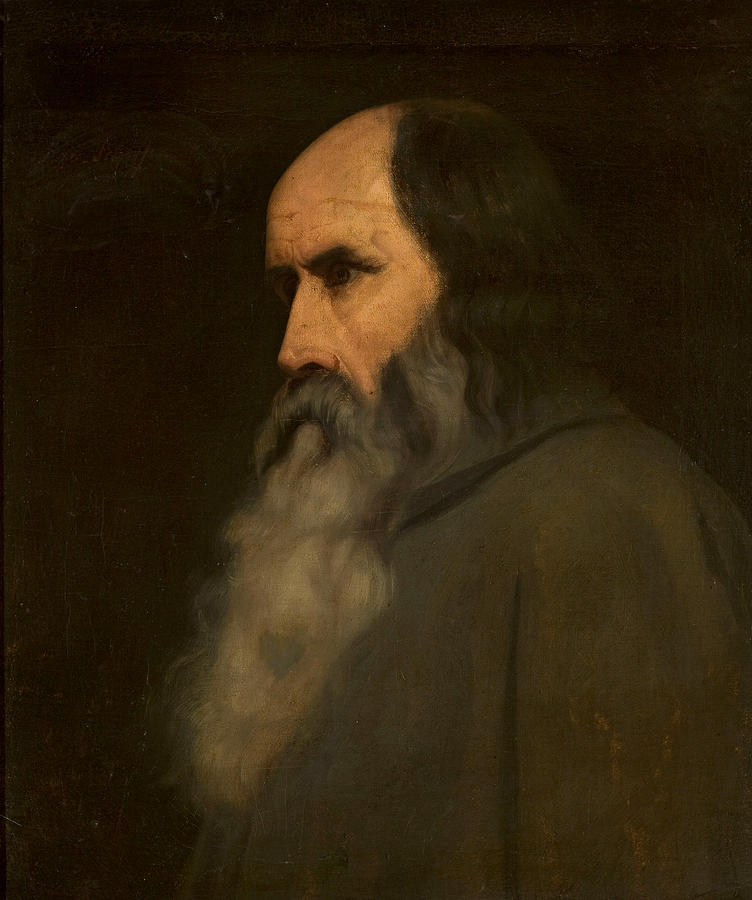 Portrait of an Old Man Painting by Ary Scheffer