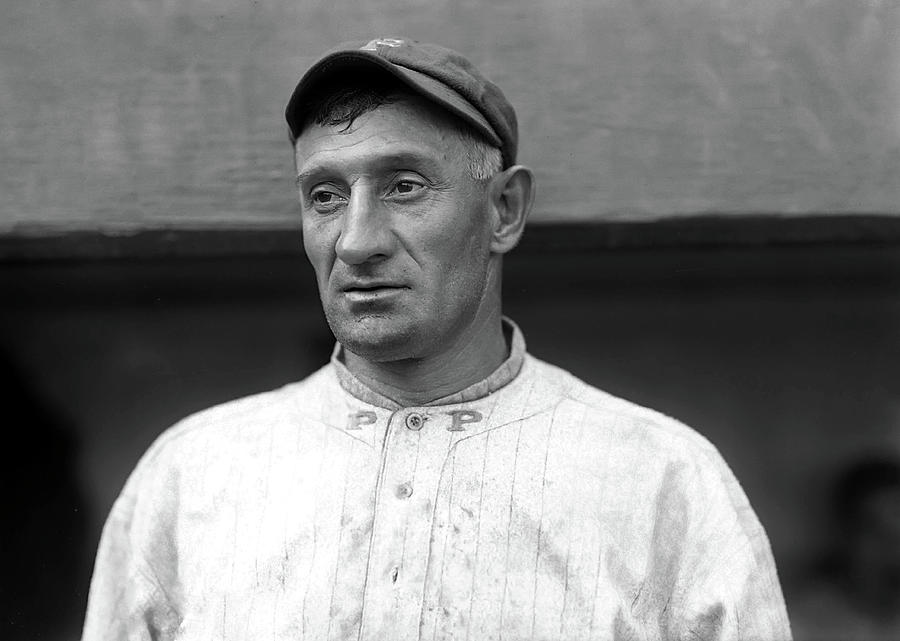 Portrait Of Baseball Player Honus Wagner 1914 Photograph By Jon Baran 