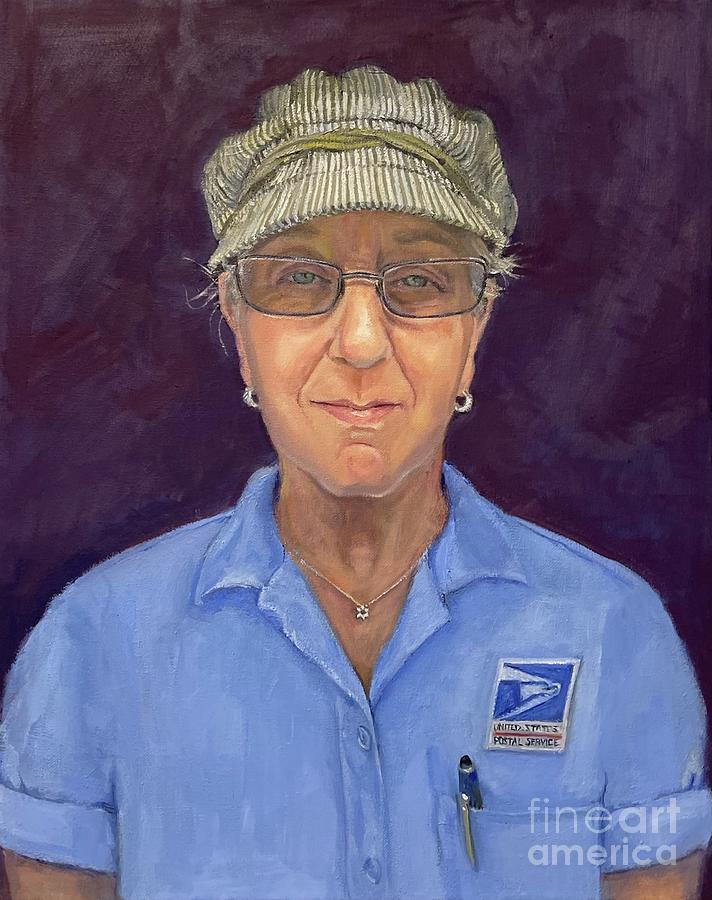 Portrait of Beth Painting by Deb Putnam