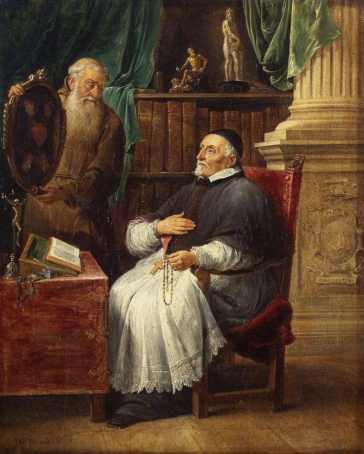 Portrait of Bishop Antonius Triest and His Brother Eugene a Capuchin ...