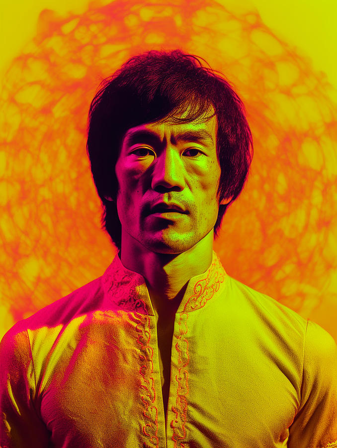 Portrait of Bruce Lee Surreal Cinematic Minima c c e bcd aceaf, by Asar ...