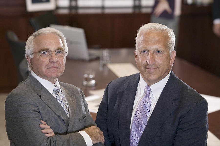 Portrait of businessmen Photograph by Comstock Images