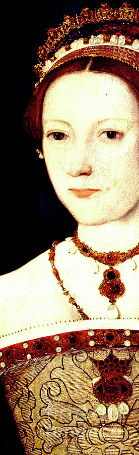 Portrait of Catherine Parr, Detail Painting by Master John