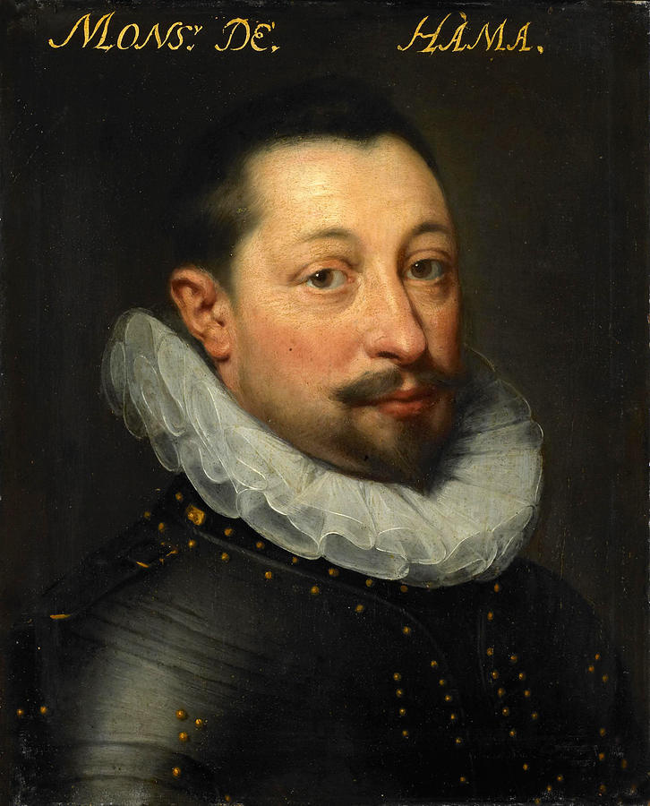 Portrait of Charles de Levin, Lord of Famars, Forimont and Lousart Painting by Workshop of Jan Anthonisz van Ravesteyn