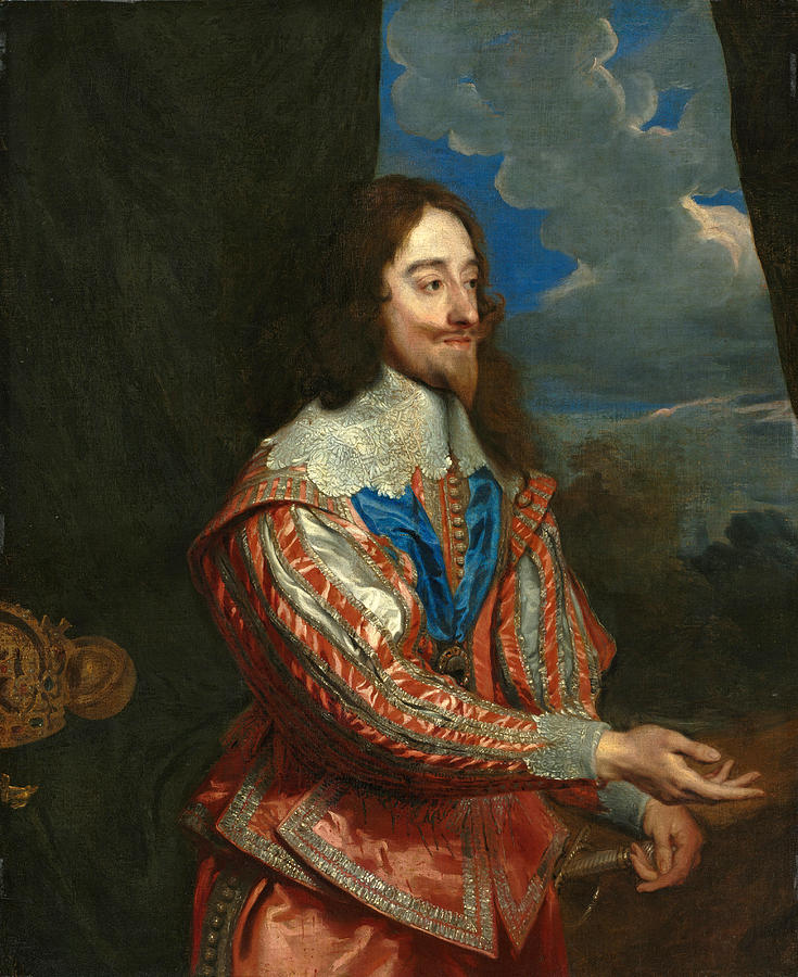 Portrait of Charles I  Painting by Anthony van Dyck