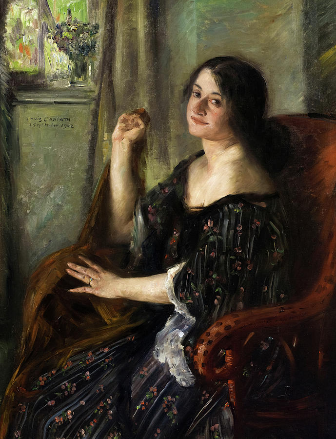 Portrait Of Charlotte Berend, 1902 Painting By Lovis Corinth - Fine Art 