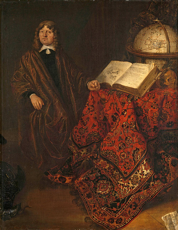 Portrait of Cornelis Jansz Meyer, Hydraulic Engineer Painting by Abraham van den Hecken