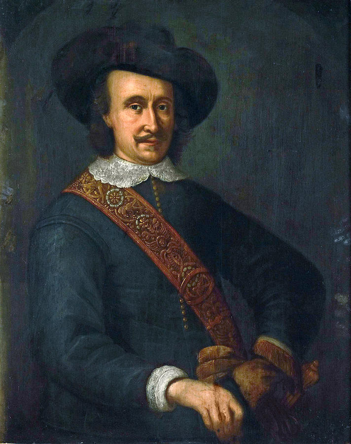 Portrait of Cornelis van der Lijn, Governor-General of the Dutch East Indies Painting by Anonymous