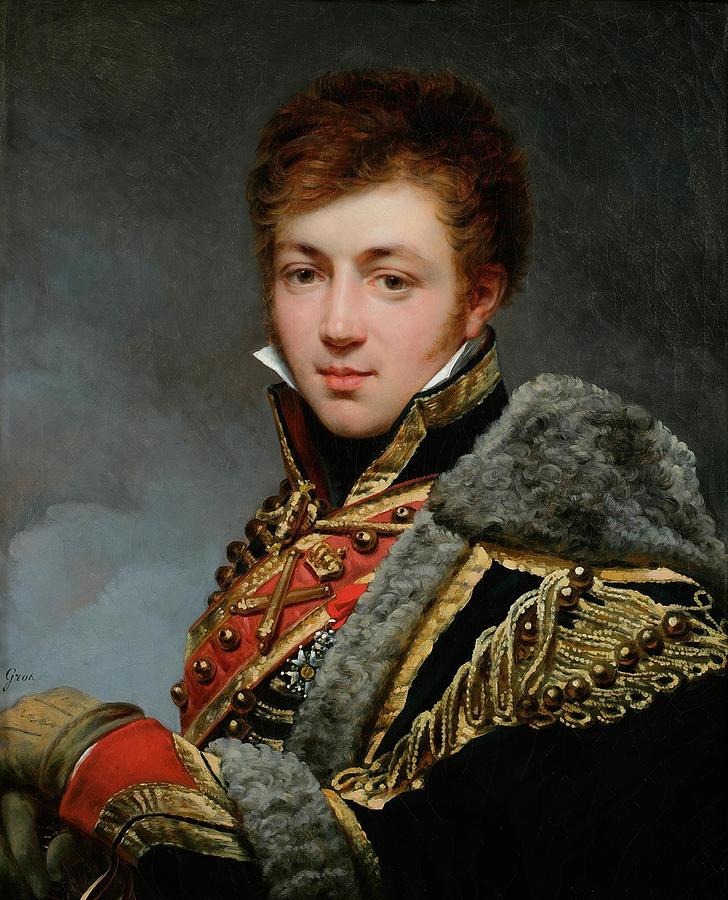 Portrait Of Count Honore De La Riboisiere Painting By Antoine Jean Gros