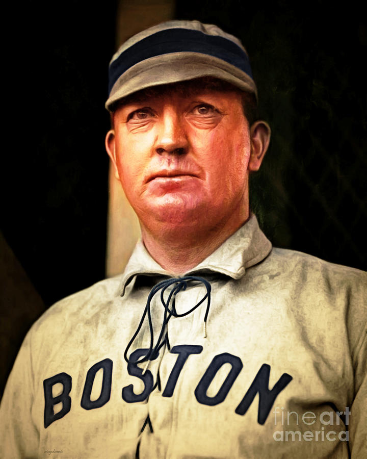 Portrait of Cy Young Colorized 20210516 v2 Photograph by Wingsdomain Art and Photography