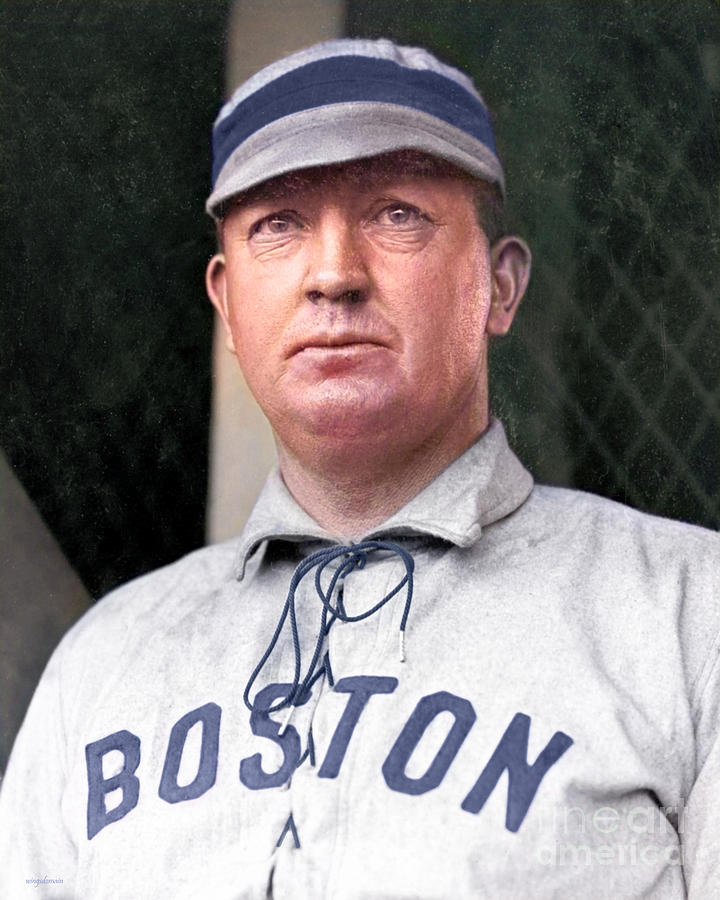 Cy Young 1908 Boston Red Sox 11 x 14 Colorized Print