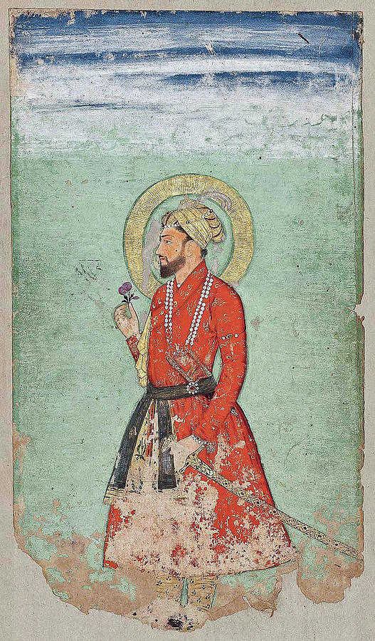 Portrait of Dara Shikoh IndianMughal periodmid-17th century Painting by Artistic Rifki