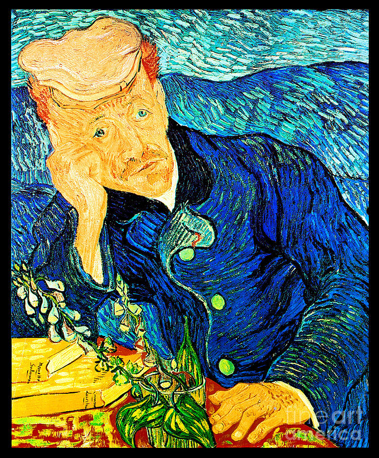 Portrait of Doctor Gachet 1890 Painting by Vincent van Gogh