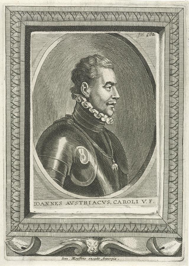 Portrait of Don Juan of Austria, Joannes Meyssens,  Painting by MotionAge Designs