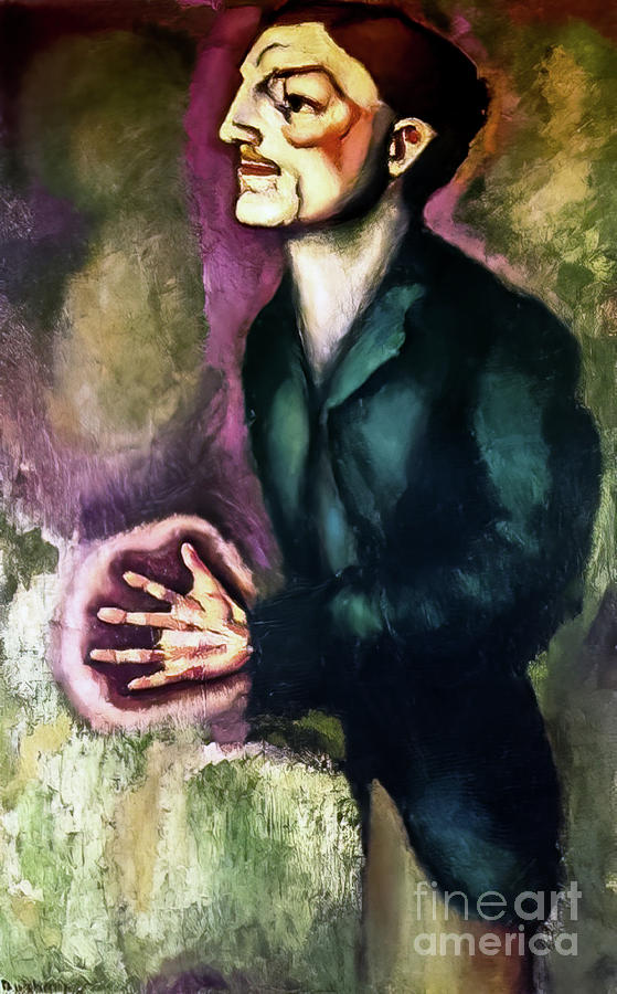 Portrait Of Dr Dumouchel 1910 Painting