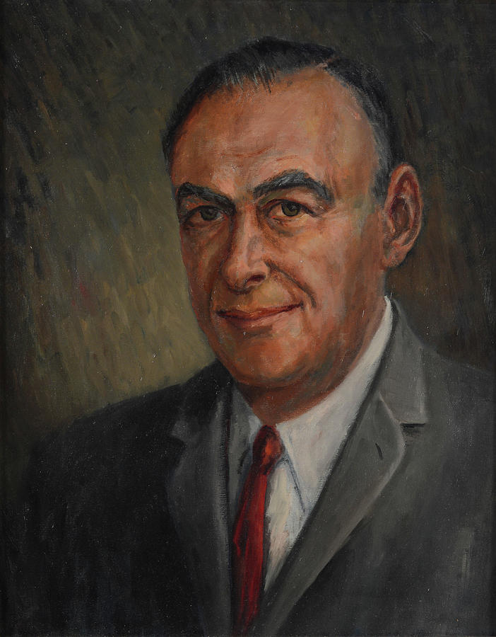 Portrait of Dr. Jerome I. Simon Painting by Suzanne Brennan
