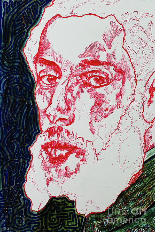 Portrait Of Edmondo Morbilli Drawing