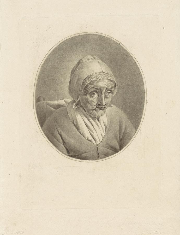 Portrait of Elizabeth Frolike, Hendrik Schwegman, 1810 Painting by MotionAge Designs
