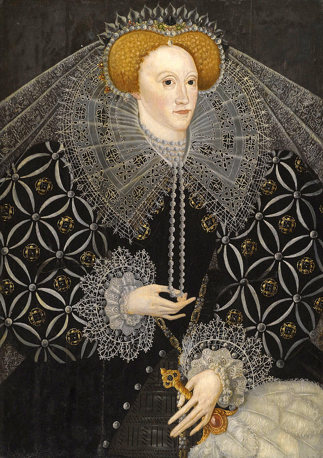 Portrait of Elizabeth I Painting by English School - Pixels