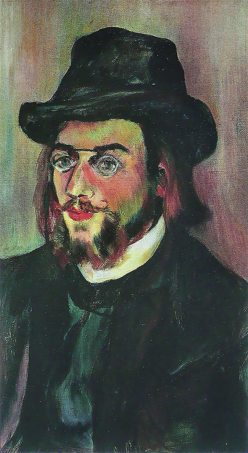 Portrait Of Erik Satie Painting