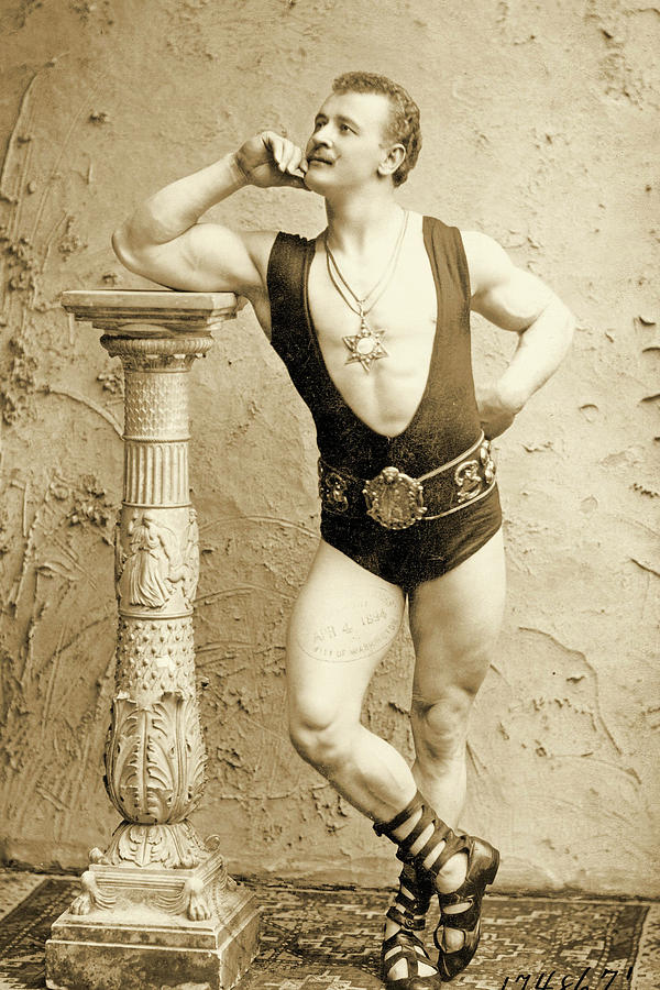 Portrait of Eugen Sandow, c1894 Photograph by American School | Pixels