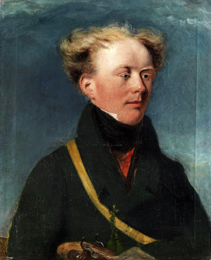 Portrait of Eugen von Bardeleben Painting by Ferdinand von Rayski