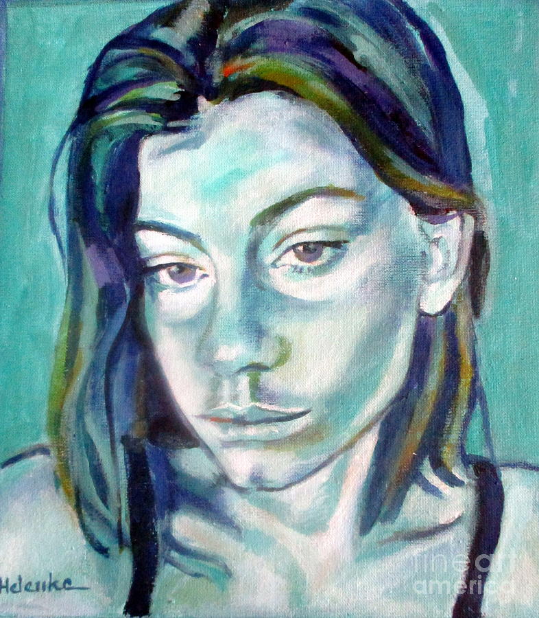 Portrait Of Eugenia Painting by Helena Wierzbicki