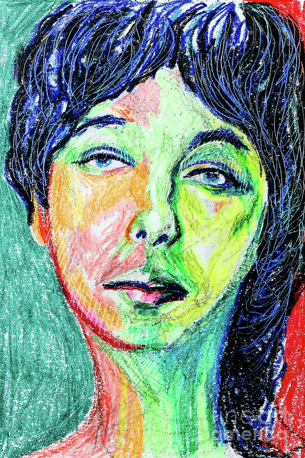 Portrait Of Evelyn Nesbit Drawing By Robert Yaeger Fine Art America