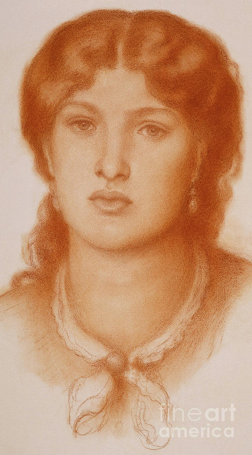Portrait of Fanny Cornforth, 1868 Pastel by Dante Gabriel Charles Rossetti