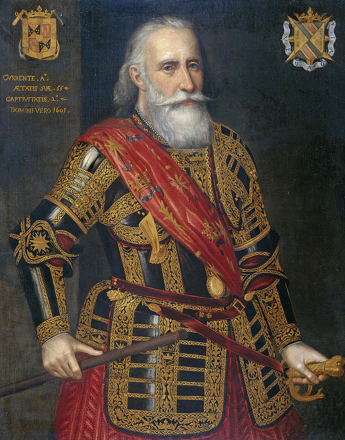 Portrait of Francisco Hurtado de Mendoza, Admiral of Aragon  Painting by Anonymous