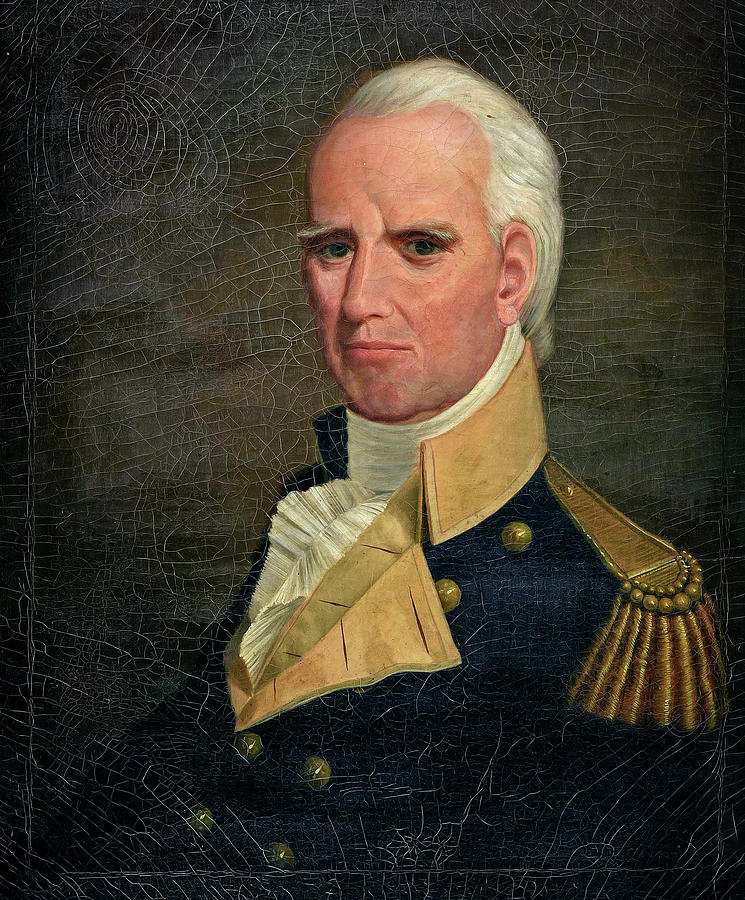 Portrait Of General John Stark Attributed To Alexander Ritchie Digital Art by Celestial Images
