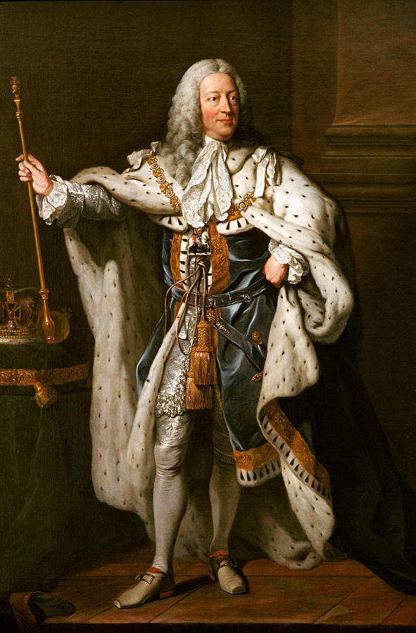 Portrait of George II Painting by John Shackleton - Fine Art America