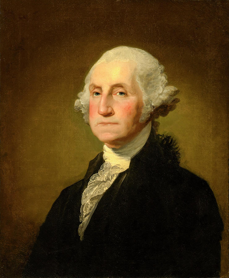 Portrait of George Washington by Gilbert Stuart Williamstown Painting ...