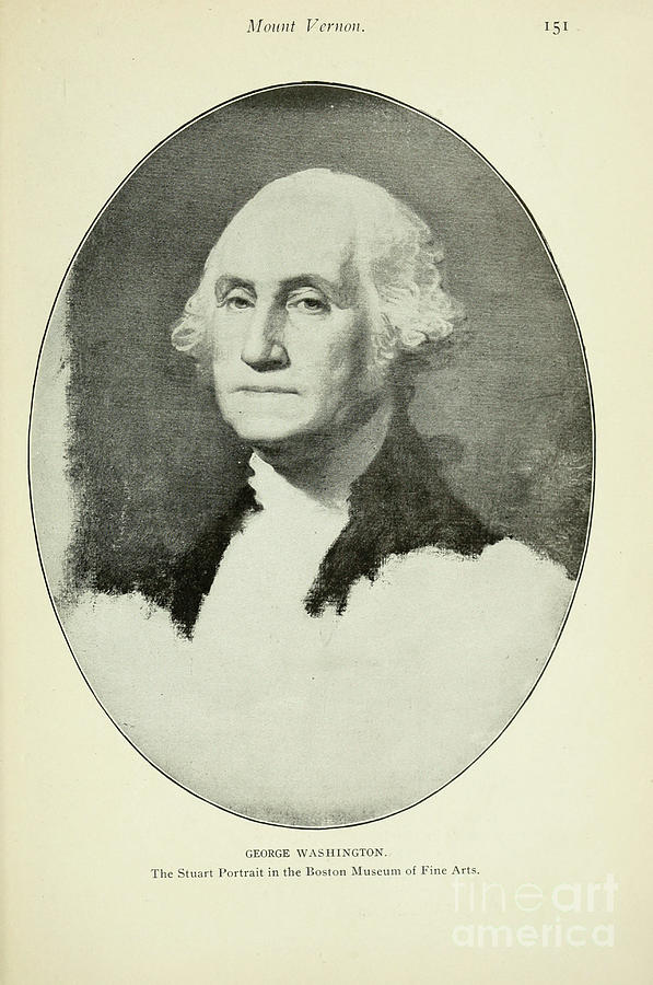 Portrait of GEORGE WASHINGTON v4 Photograph by Historic illustrations ...