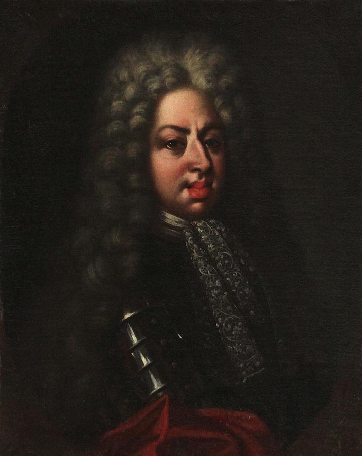 Portrait of Gian Gastone de' Medici 1671-1737 Painting by Carlo Berti ...