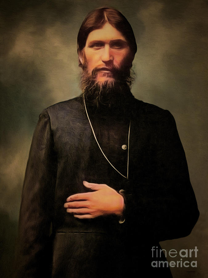 Portrait of Grigori Rasputin Russian Mystic Faith Healer 20210326 Photograph by Wingsdomain Art and Photography