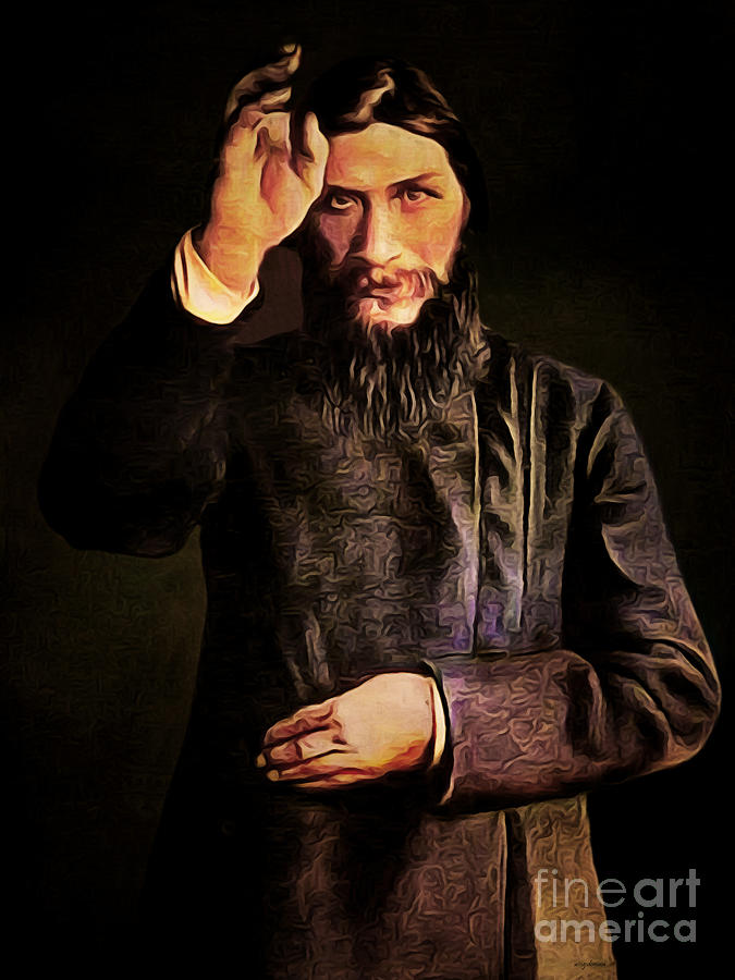 Portrait of Grigori Rasputin Russian Mystic Faith Healer 20210327 v2 Photograph by Wingsdomain Art and Photography