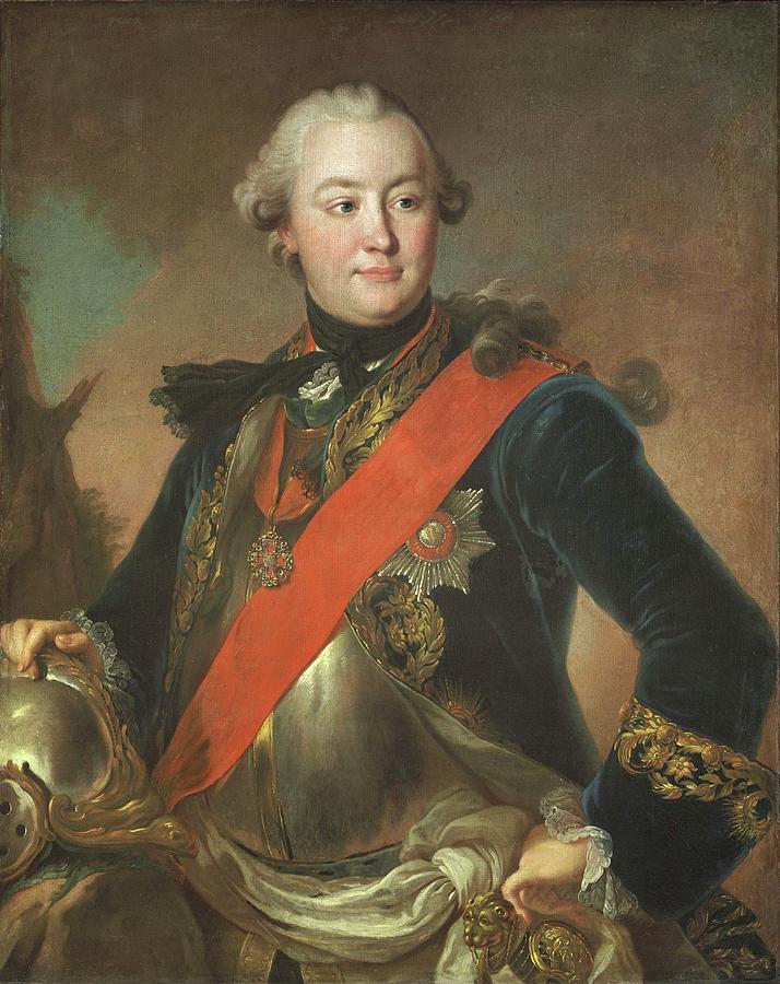 Portrait Painting - Portrait of Grigory Orlov  1734-1783  by Fyodor Rokotov