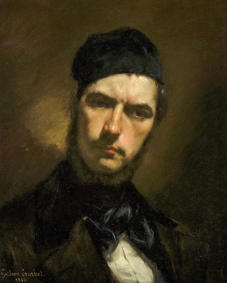 Portrait of H. J. van Wisselingh, 1846 Painting by Gustave Courbet ...