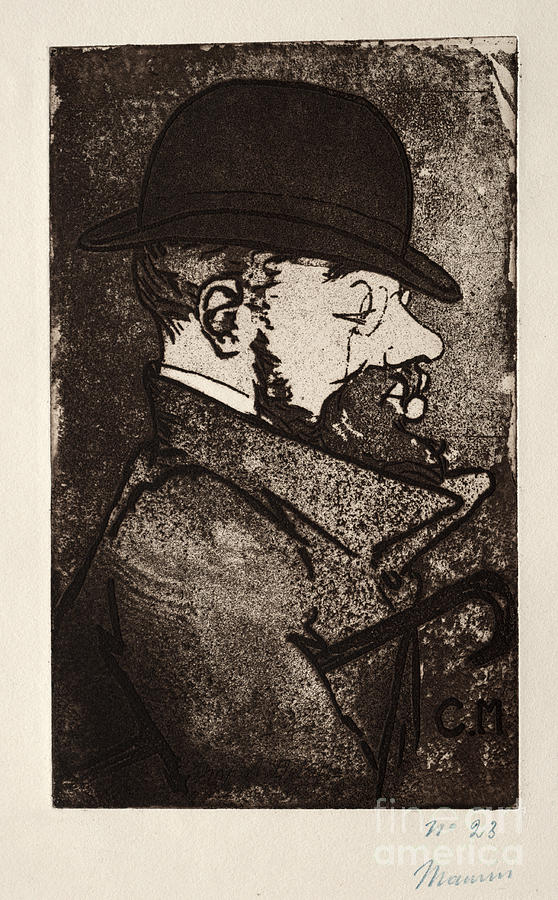 Portrait of Henri de Toulouse-Lautrec t1 Photograph by Historic illustrations