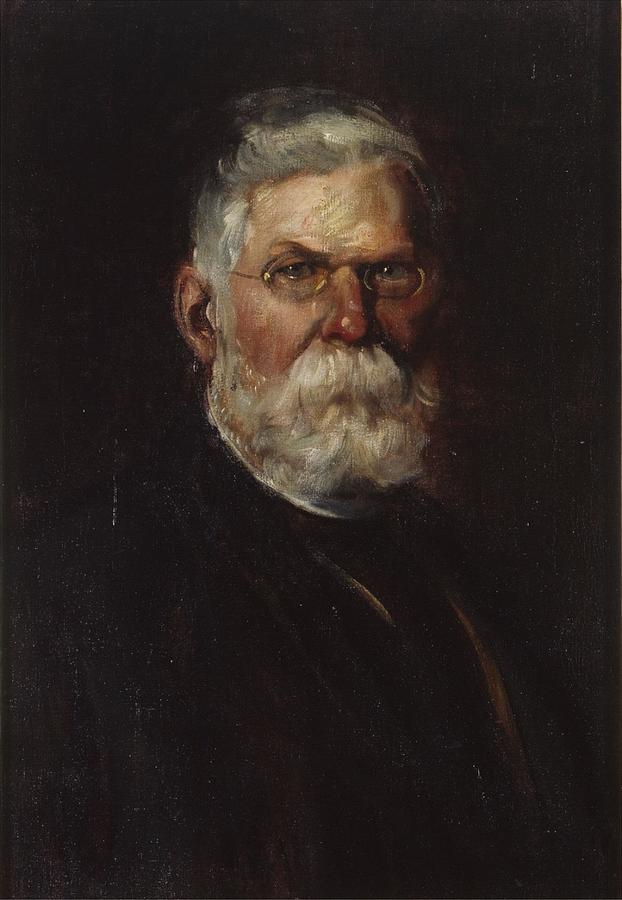 Portrait of Hermann Gruson Painting by Franz von Lenbach | Fine Art America