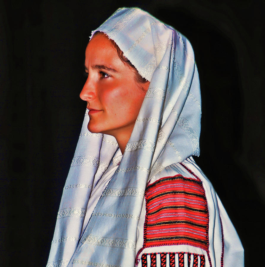 Portrait of Hungarian woman. Folk Life festival 2013 Photograph by Bill Jonscher