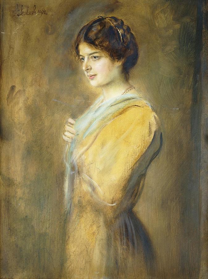 Portrait of Ilse Grafin Seilern-Aspang Painting by Franz von Lenbach