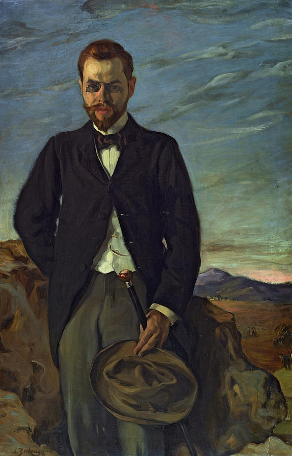 Portrait Painting - Portrait Of Ivan Shchukin, 1899 by Ignacio Zuloaga Portrait Painting - Portrait Of Ivan Shchukin, 1899 by Ignacio Zuloaga
