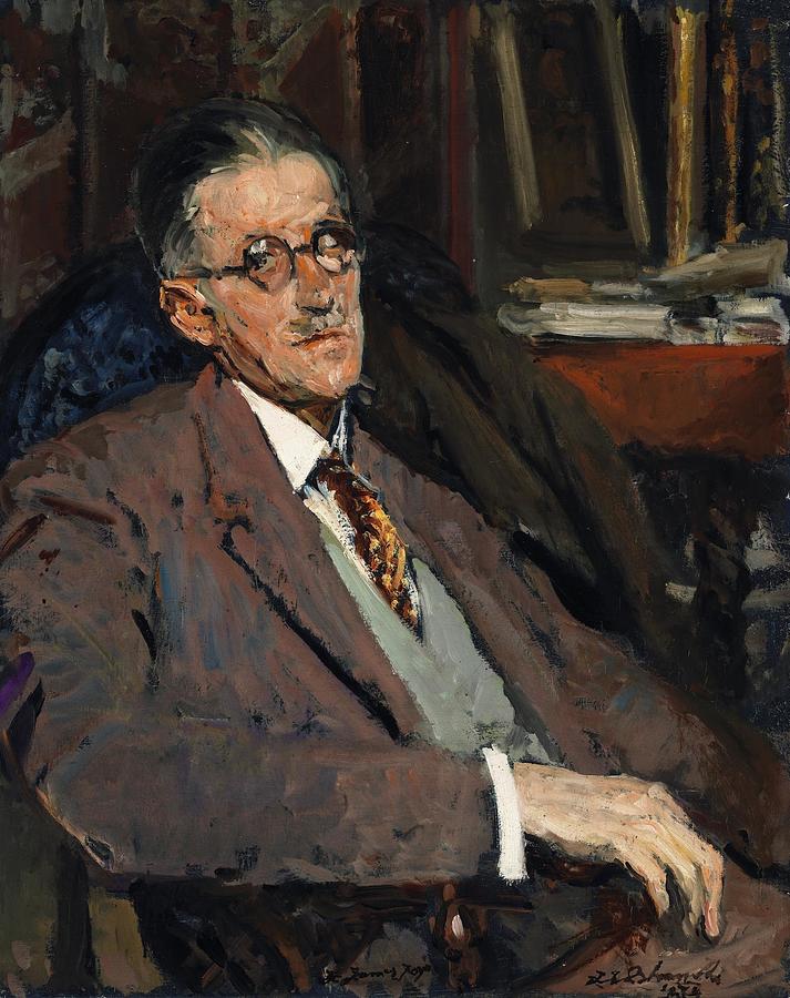 Portrait of James Joyce 1882-1941 Author Painting by Portraitof James ...