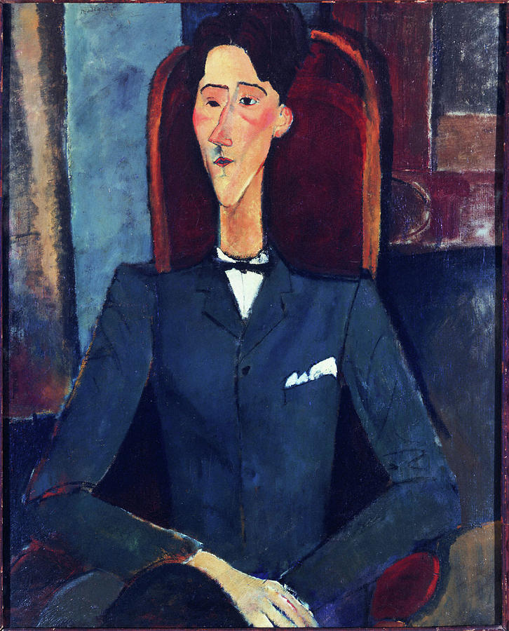 Amedeo Modigliani Painting - Portrait of Jean Cocteau by Amedeo Modigliani