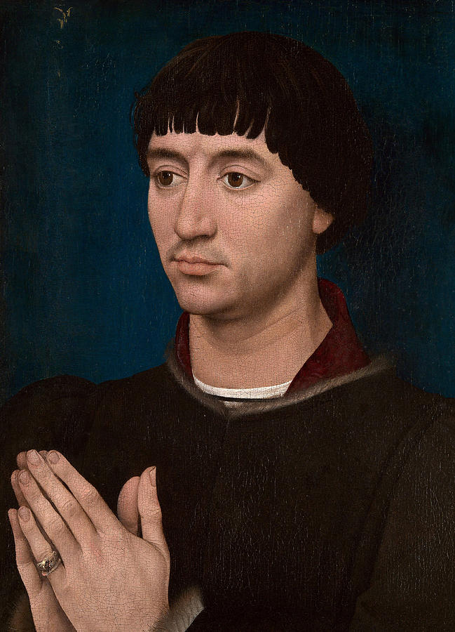 Portrait of Jean Gros Painting by Rogier van der Weyden and Workshop