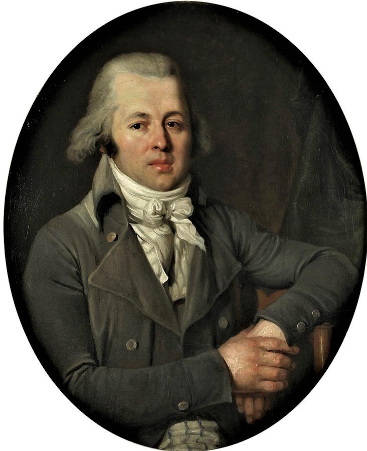 Portrait of Jean-Louis Chalmel Painting by Louis-Jacques Durrans - Fine ...