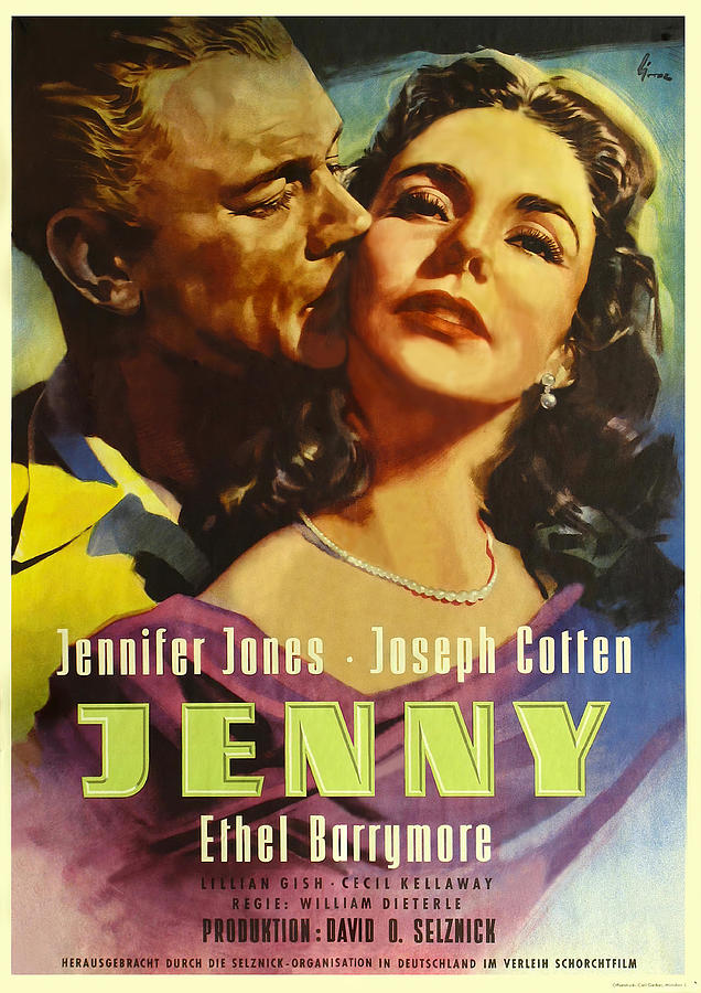 Portrait of Jenny, 1948 Mixed Media by Movie World Posters